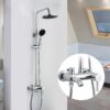 1-set, 3-in-1 Shower Faucet Set- Mixer Tap With Hand Sprayer- Hot and Cold - Image 2