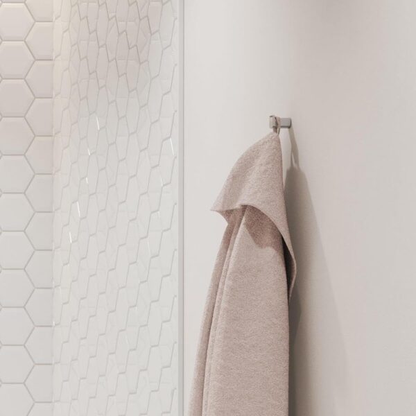 Premium Single Robe Hook- Polished chrome - Image 4