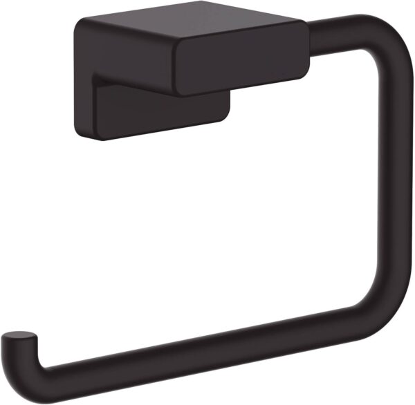 Premium toilet roll holder without Cover in Matte Black finish