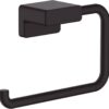Premium toilet roll holder without Cover in Matte Black finish - Image 2