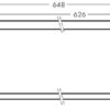 Premium Bath Rail -24″ Towel Bar, Matte Black - Image 4